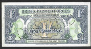 British Armed Forces 1 Shilling Cancelled -