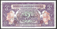 British Armed Forces 3 Pence Cancelled -
