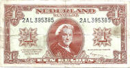 Netherlands 1 Gulden Queen Wilhelmina - De La Rue -