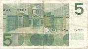Netherlands 5 Gulden Joost van Vondel I - 6AA -