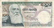 Belgian Congo 100 Francs King Leopold II - scare date -
