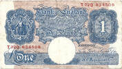 Great Britain One Pound K. O. Peppiatt -