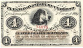 Argentina 4 Reales Bolivianos American Bank Note Company -