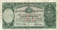 Australia One Pound King George VI - Armitage & McFarlane -