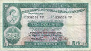 Hong Kong Ten Dollars Hongkong & Shanghai Banking Corporation -