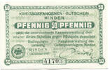 Germany / Minden 50 Pfennig Kriegsgefangenen Gutschein -
