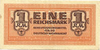 Germany 1 Reichsmark Deutsche Wehrmacht -