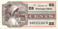 U.S.A 25 Cents MPC - Series 661 -