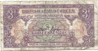 British Armed Forces 3 Pence 1st Series -