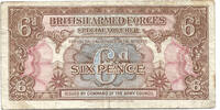 British Armed Forces 6 Pence 1st Series -