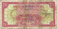 British Armed Forces 2/6 Shillings / Half Crown 1st Series -
