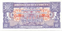 British Armed Forces 10 Shillings 1st Series -