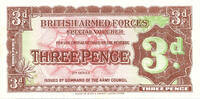 British Armed Forces 3 Pence 2nd Series -