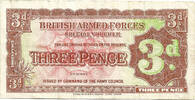 British Armed Forces 3 Pence 2nd Series -