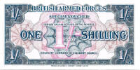 British Armed Forces 1 Shilling 3rd series - Suez Canal Crisis -