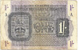 British Military Authority 1 Shilling Block A = Tripolitania -