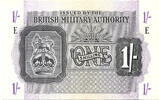 British Military Authority 1 Shilling Block E = Tripolitania -