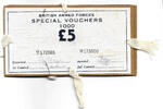 5 Pounds 1961 British Armed Forces 2nd Series - Cardboard cover for 1000 PCS - RARE UNC