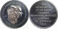 Germany / Hannover Historical medal Silberhochzeit von Georg V. und Marie, Königin von Hannover -