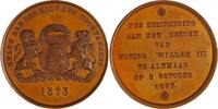 Netherlands Historical medal Drittes Jahrhundertfest der Befreiung von Alkmaar – Besuch von König Willem III -