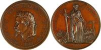 France Historical medal Besuch von Kaiser Napoleon III. und Kaiserin Eugénie in Lille / Chaplain -