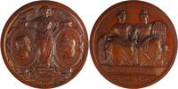 Belgium / France Historical medal Leopold I - Louis Philippe I Einweihung der Eisenbahnlinie Brüssel–Paris / Hart -