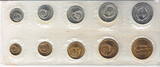 Russland 2,06 Rubel 1968 Kursmünzensatz 9 Münzen, 1 Token ST in Original-Folie