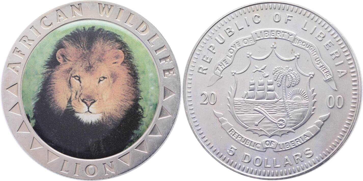 liberia-5-dollars-farbm-nze-2000-african-wildlife-l-we-stempelglanz-in