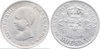 Spanien 50 Cent 1892 Alfonso XIII. 1886-1931 vorzüglich 19,00 EUR  zzgl. 5,00 EUR Versand