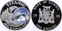 Sambia 1000 Kwacha Untergang der Titanic -