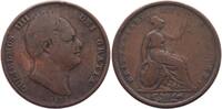 Großbritannien Penny William IV. 1830-1837 -