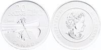 Kanada 20 Dollars Feinsilber 1/4 Unze Feinsilber 9999 -