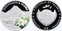 Palau 5 Dollars Silber Grossglockner, mit Farbapplikationen -