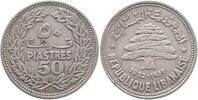 Libanon 50 Piastres Silber -