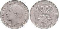 Jugoslawien 10 Dinara Silber Alexander I. 1921-1934 -