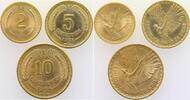 Chile 2, 5 und 10 Centesimos -