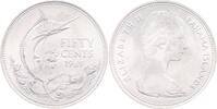 Bahamas 50 Cents Silber Blue Marlin -
