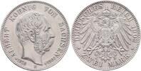 Sachsen 2 Mark Albert 1873-1902, auf seinen Tod -