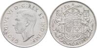 Kanada 50 Cents Silber 1943 Georg VI. 1936-1952 sehr schön 14,00 EUR  zzgl. 5,00 EUR Versand