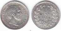 Niederlande 5 Cents Wilhelm III. 1841-1890
