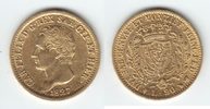 Italien, Königreich Sardinien 20 Lire GOLD "Carlo Felice 1821-1831"