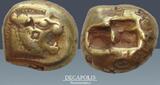Kings of Lydia. Archaic, Trite -Third Stater (1/3 Stater) EL Sardes. 620-550 BC **with severals banker