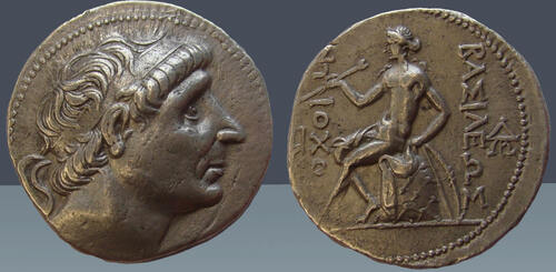 Seleukid Kingdom  Antiochos I Soter, 281-261 BC. Tetradrachm, Seleukeia on the Tigris.