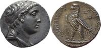 Seleukid Kingdom Tetradrachm Demetrios II Nikator.First reign,146-138 BC. Berytos Mint,Extremely rare Mint R2 XF+