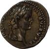 Denarius Tiberius , Lugdunum, AD 14-37. XF. Beautiful Style -