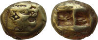 Kings of Lydia. Trite - Third Stater (1/3 Stater) Gold -EL Archaic 620-550 BC **with severals banker