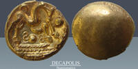 GAULE Stater BELGIQUE, Ambiani, AV statère, vers 60 av. J.-C. Type uniface. *RARE * UNC -