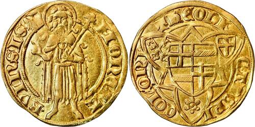 goldgulden 1414-1463 Germany (gold!)