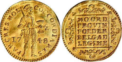 ducat 1748 Netherlands (gold!)