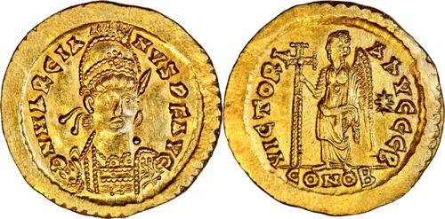 Solidus (gold!) from Emperor Marcian 450 AD